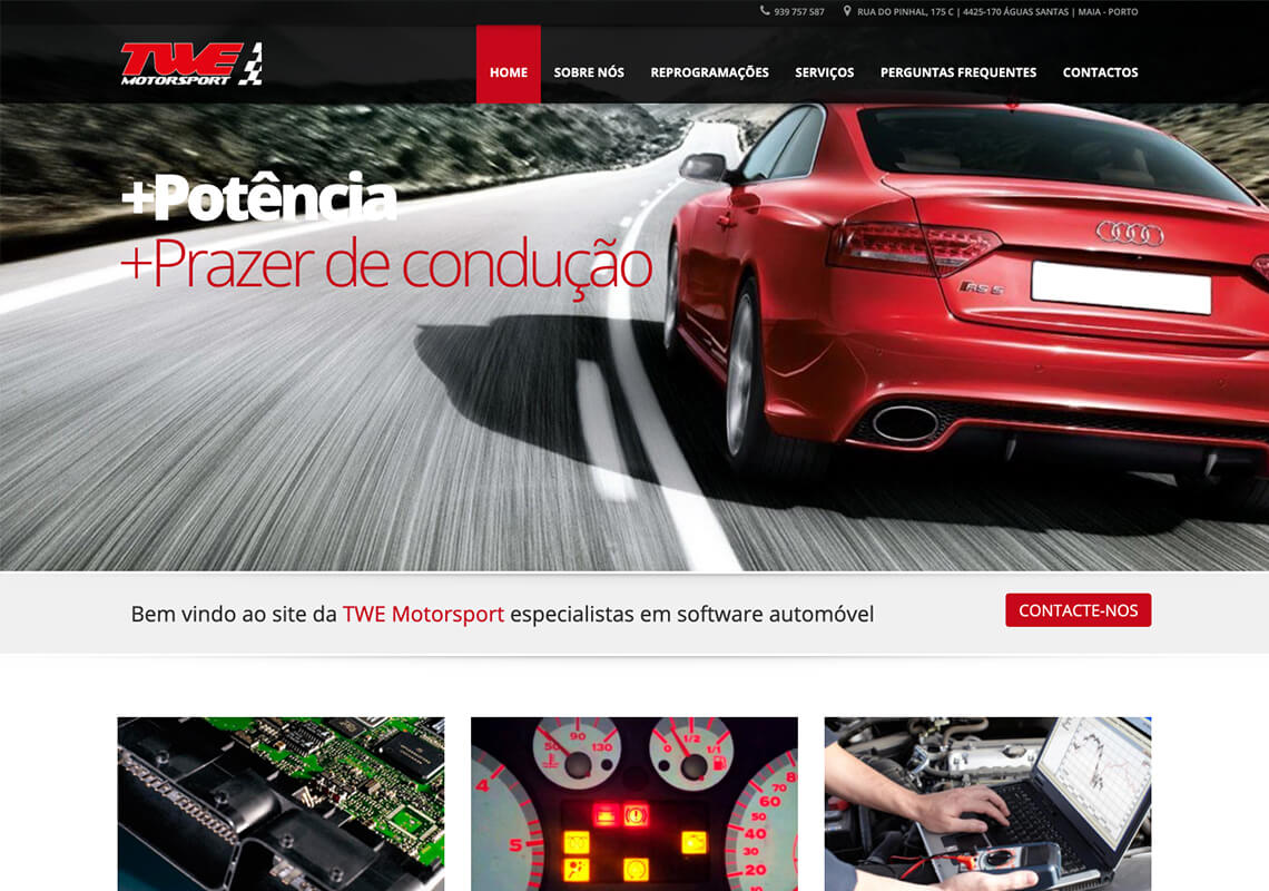 TWE Motorsport: sites e lojas online