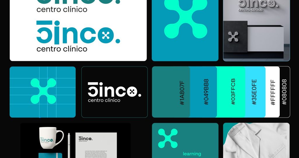 5INCO Centro Clínico: branding, sites e lojas online, merchandising e impressão, redes sociais