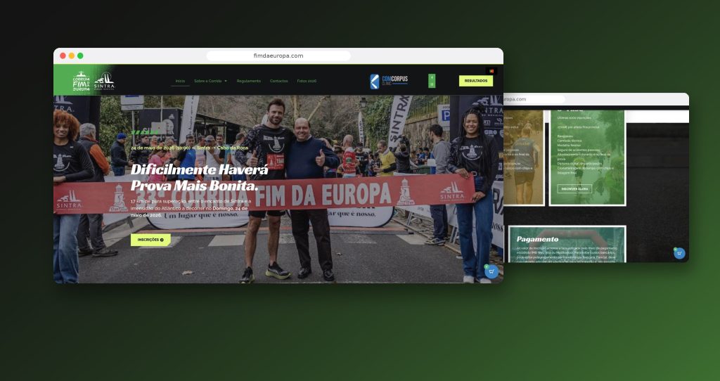 Corrida Fim da Europa: sites e lojas online
