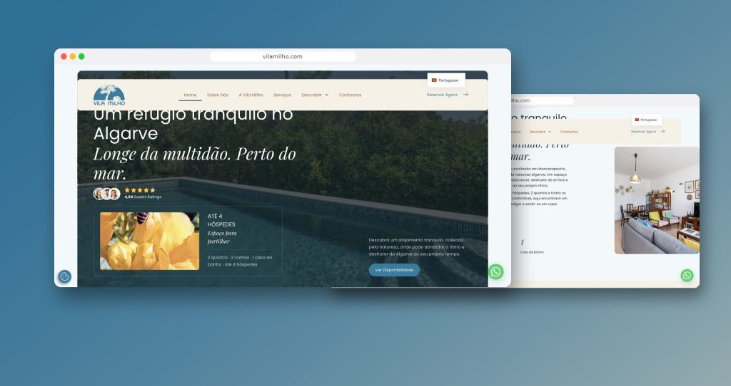 Vila Milho: sites e lojas online